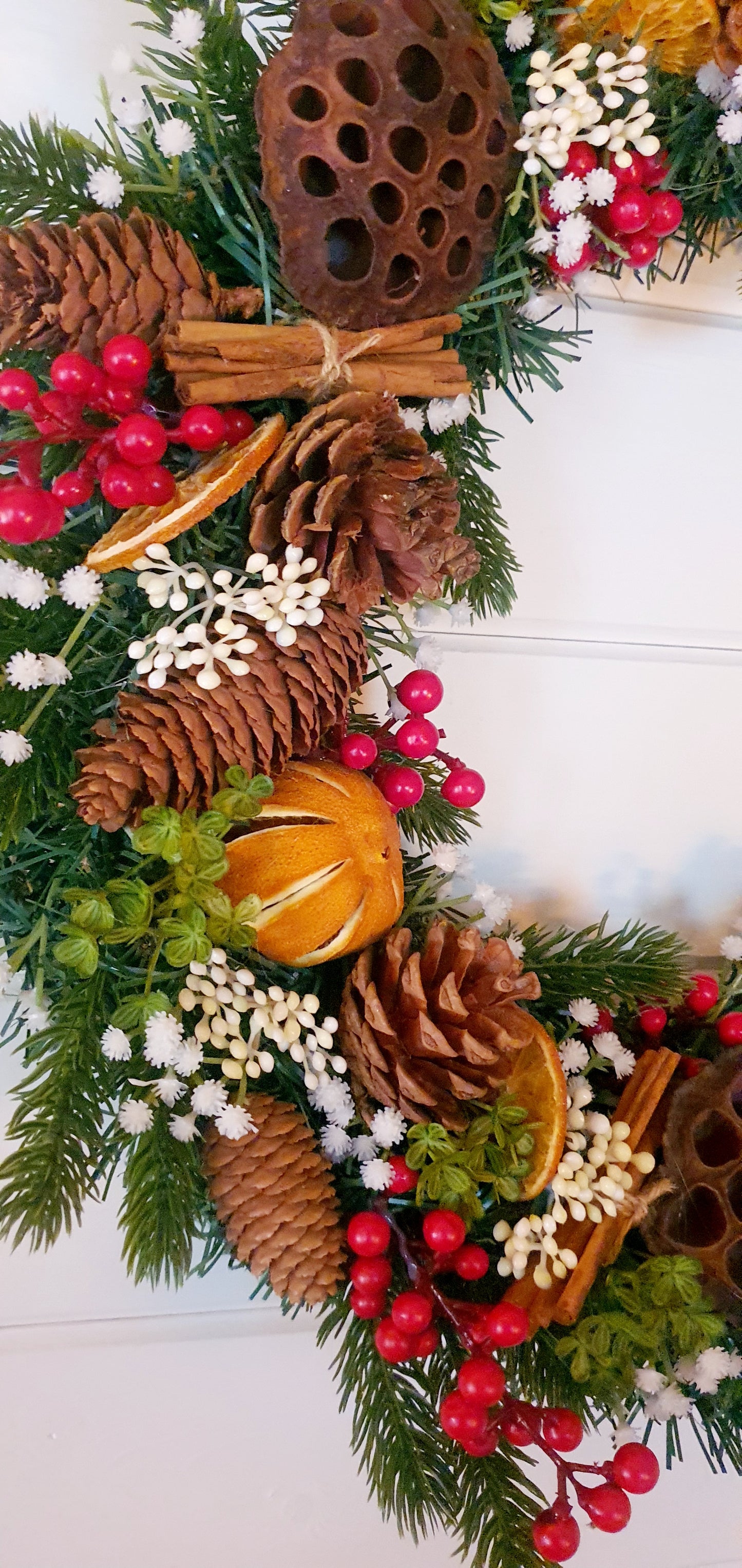 Festive Fruits Wreath - 50cm