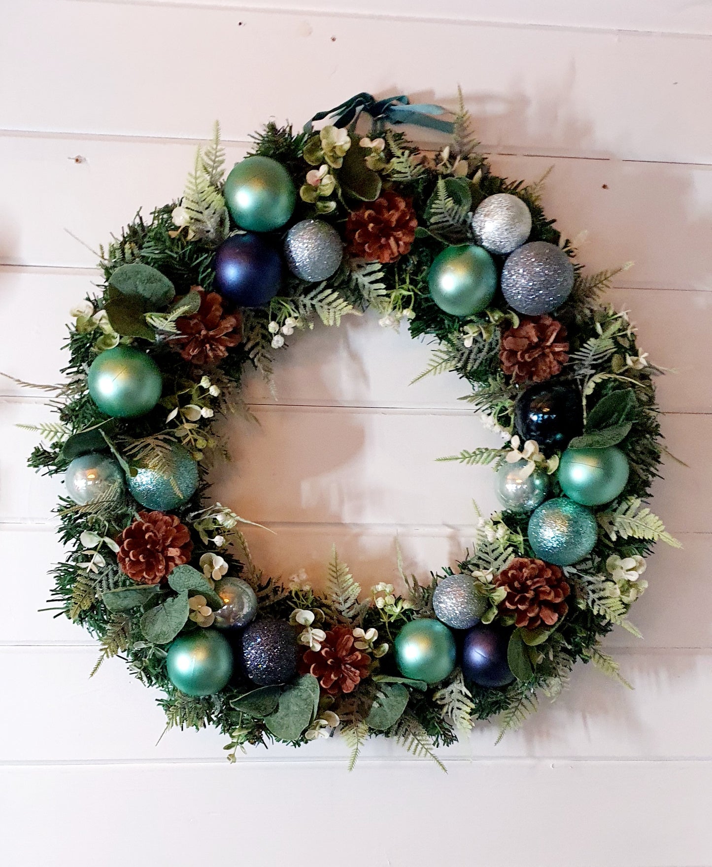 Colourful Bauble Wreaths - 45cm